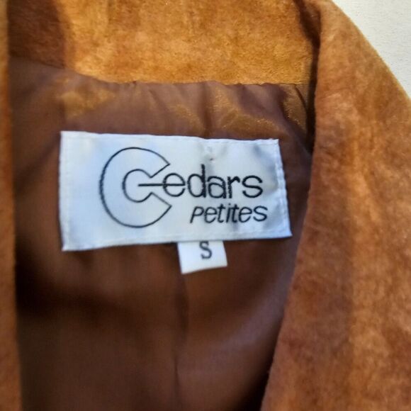 Cedars Womens Vintage Jacket and Pants 2 Pcs Suede Size Small Petite - Picture 6 of 14